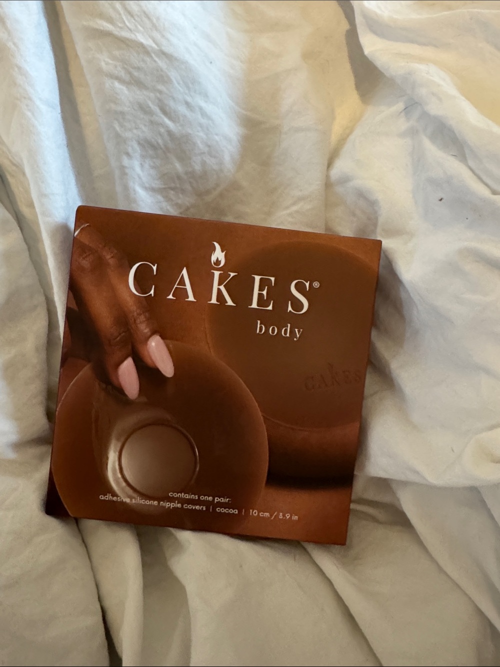 Cake Body Silicone Nipple Covers - Cocoa Brown